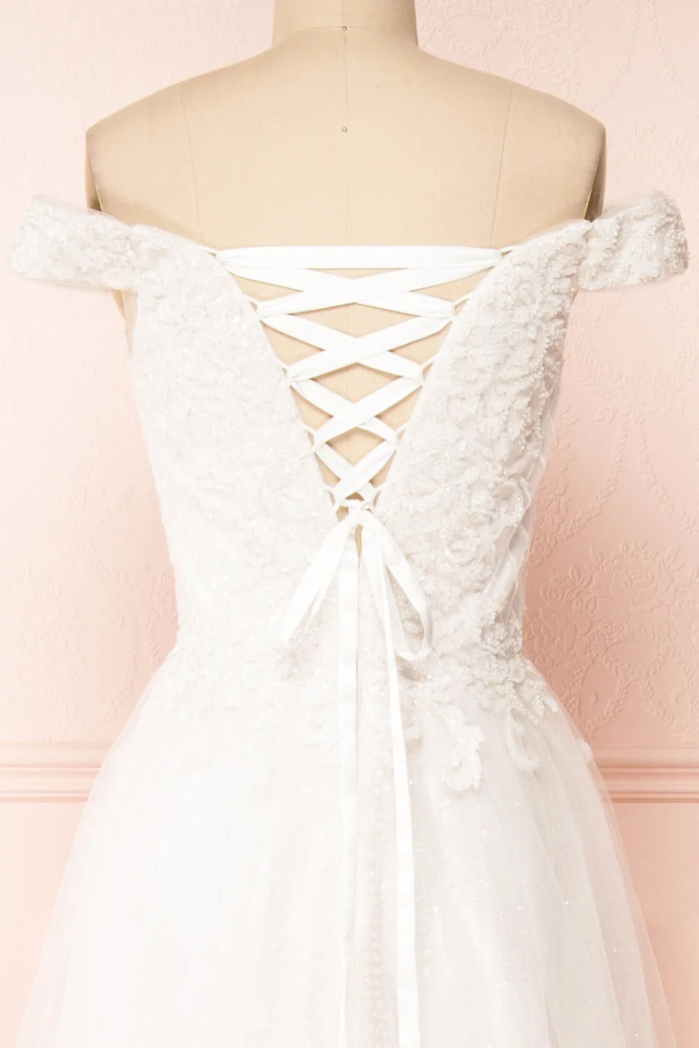 Amalia | Off-Shoulder A-Line Wedding Dress
