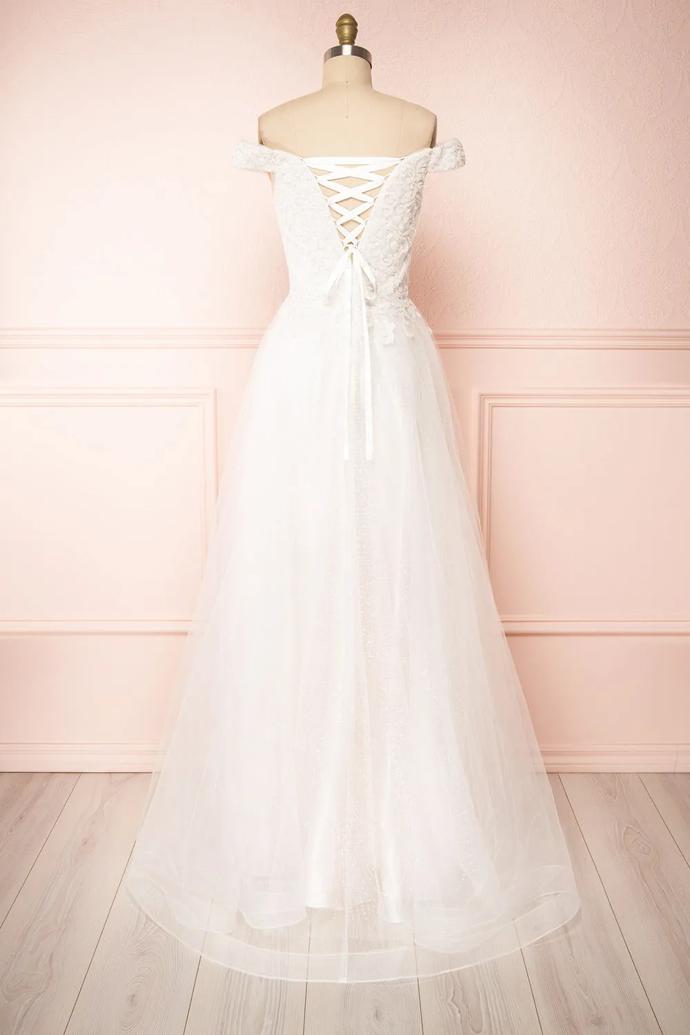 Amalia | Off-Shoulder A-Line Wedding Dress