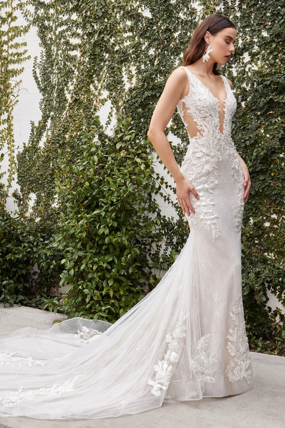 Felicia | Floral Lace Maxi Bridal Gown