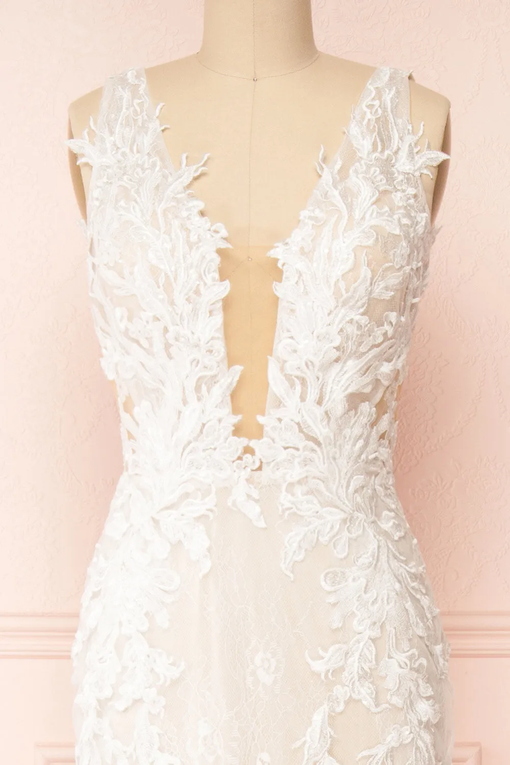 Felicia | Floral Lace Maxi Bridal Gown