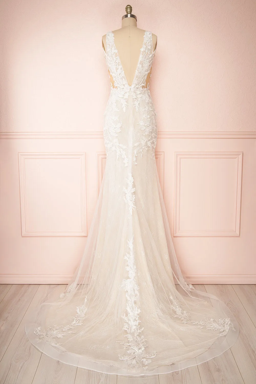 Felicia | Floral Lace Maxi Bridal Gown