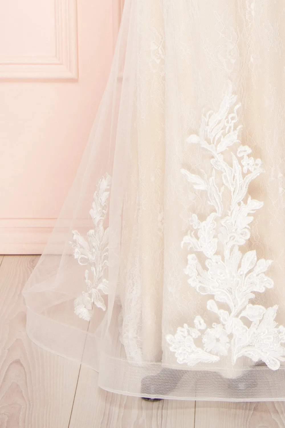 Felicia | Floral Lace Maxi Bridal Gown