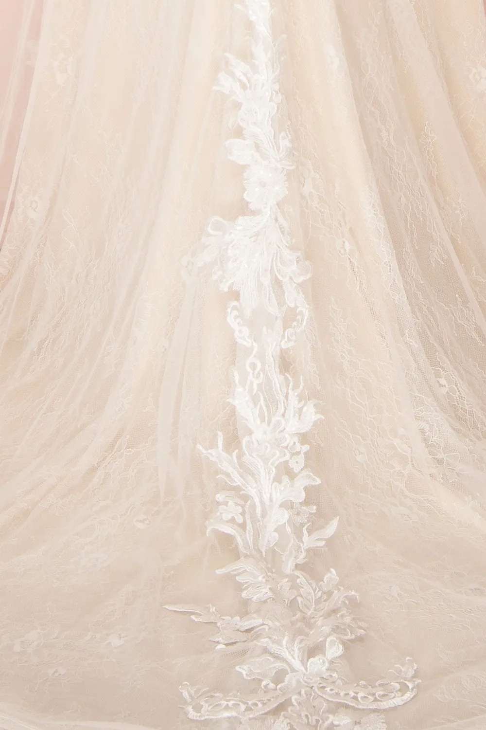Felicia | Floral Lace Maxi Bridal Gown