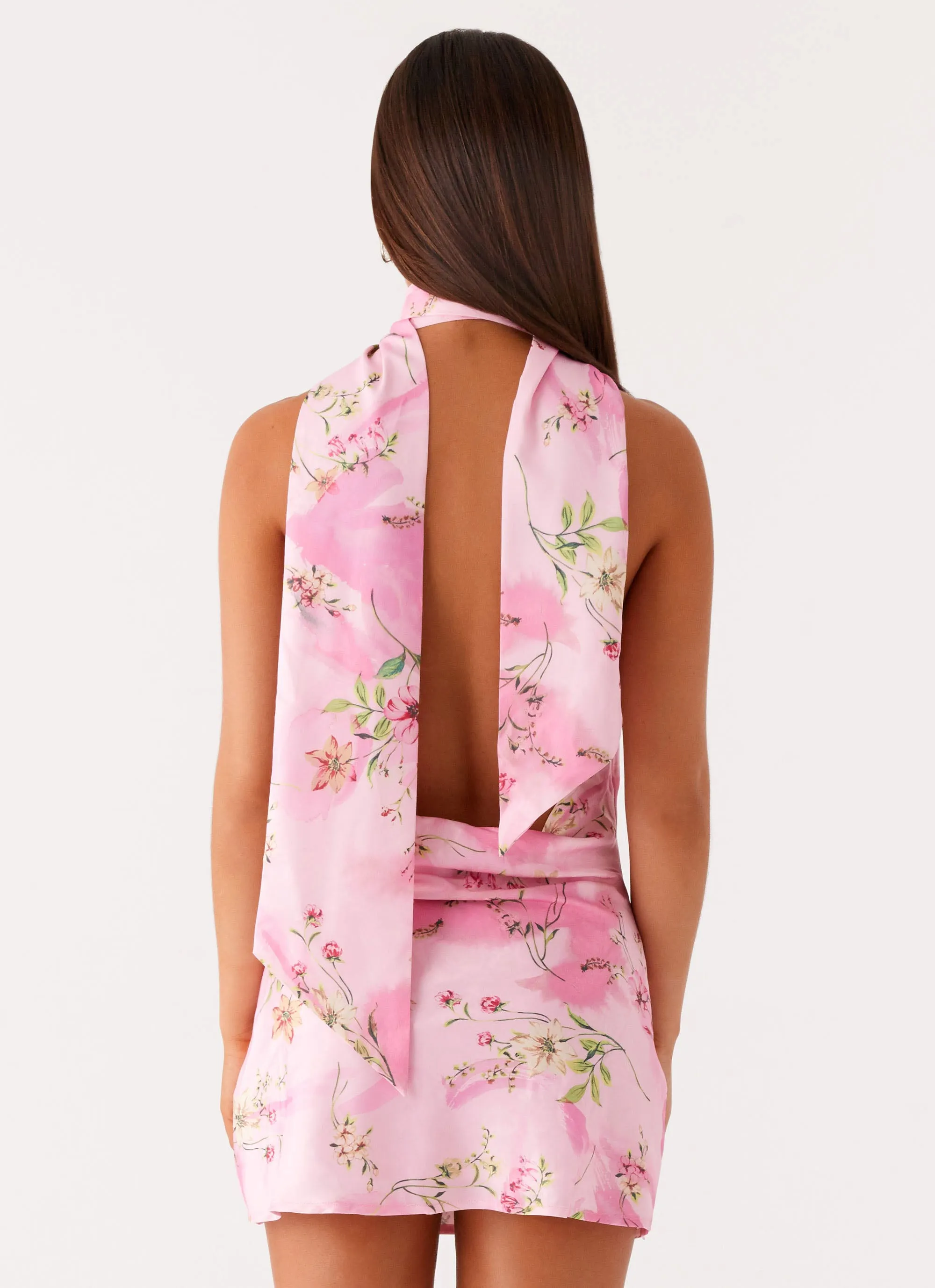 Heidi Mini Dress - Pink Floral