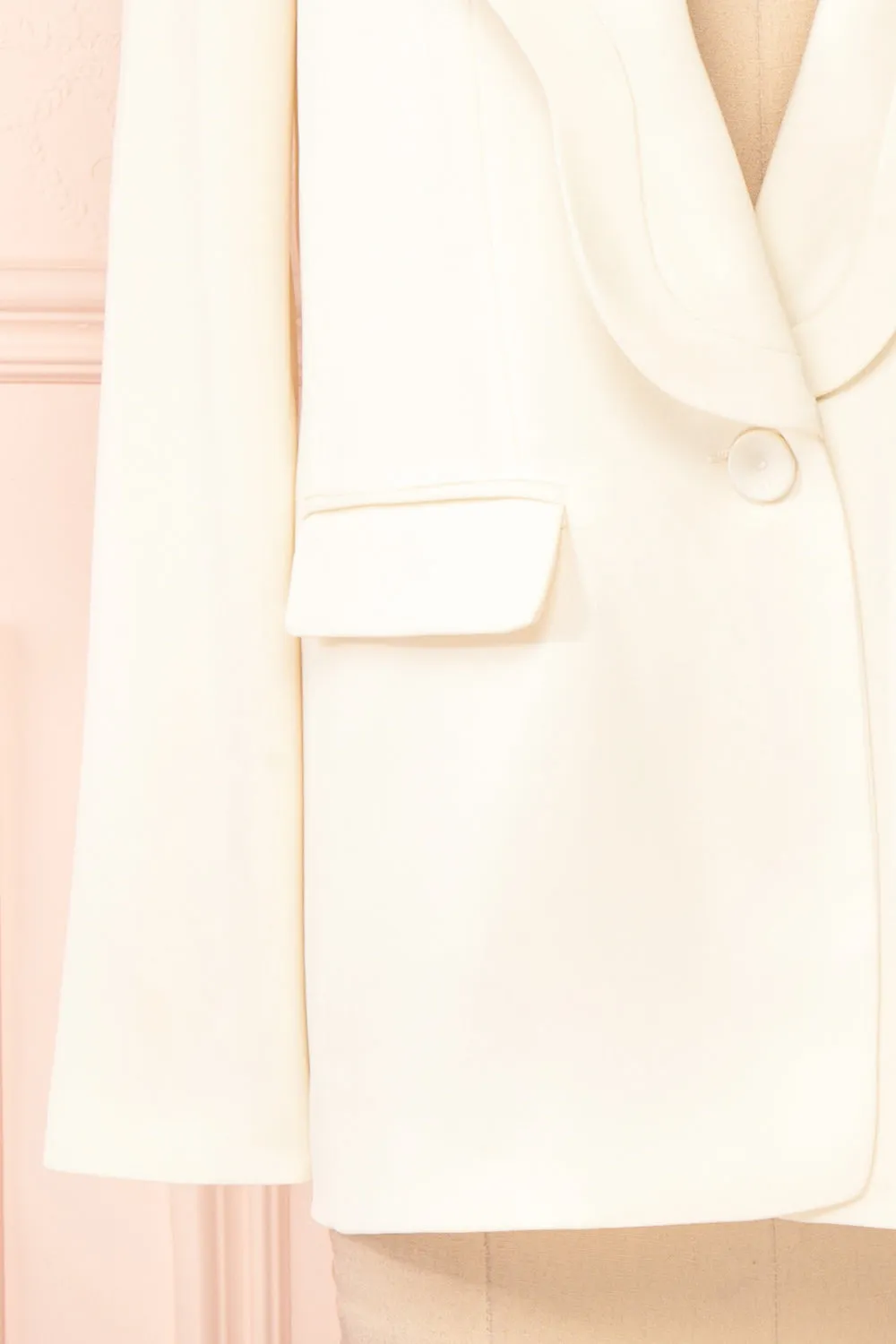 Ivona | Blazer w/ Scalloped Shawl Lapel