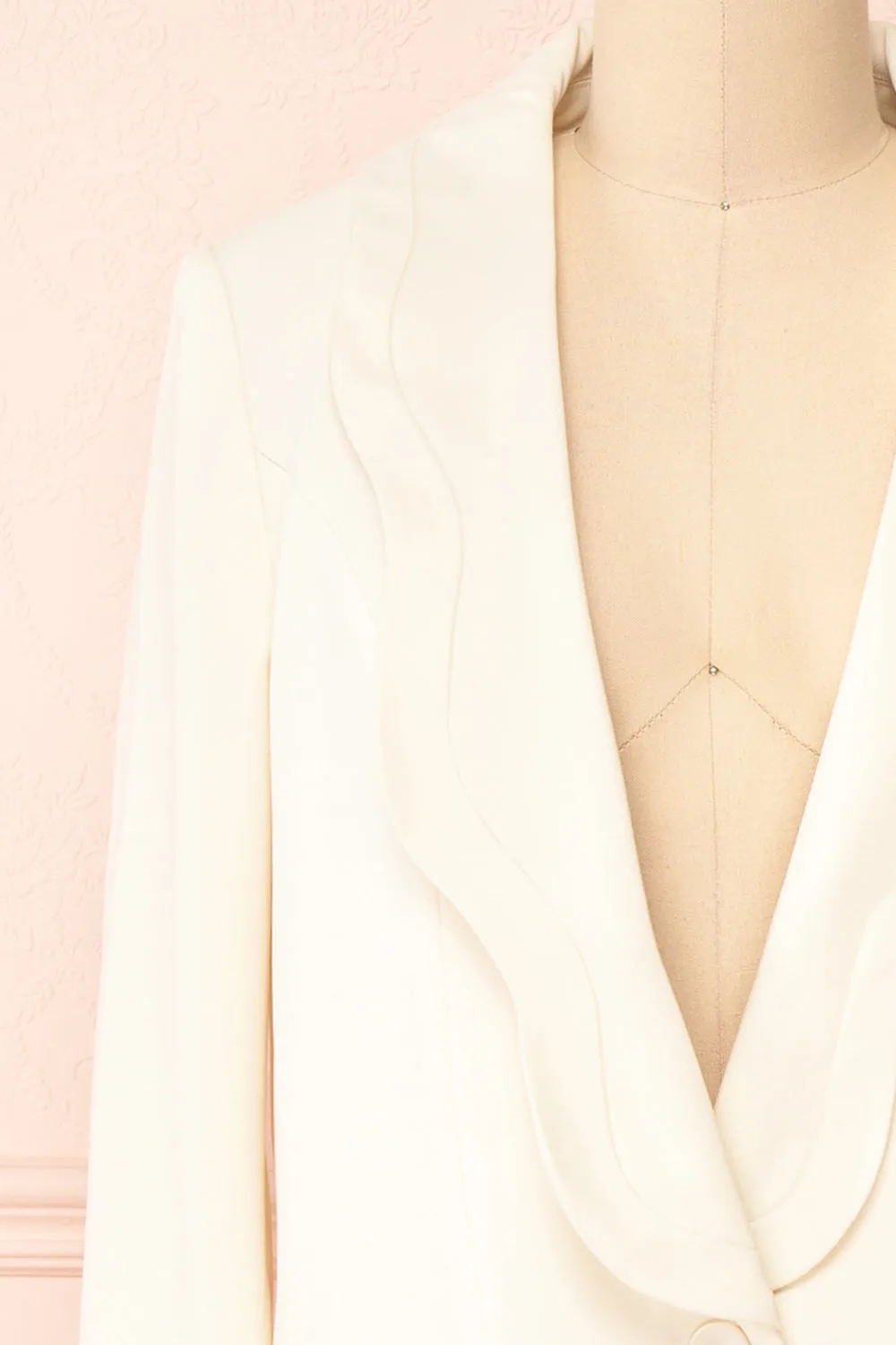 Ivona | Blazer w/ Scalloped Shawl Lapel