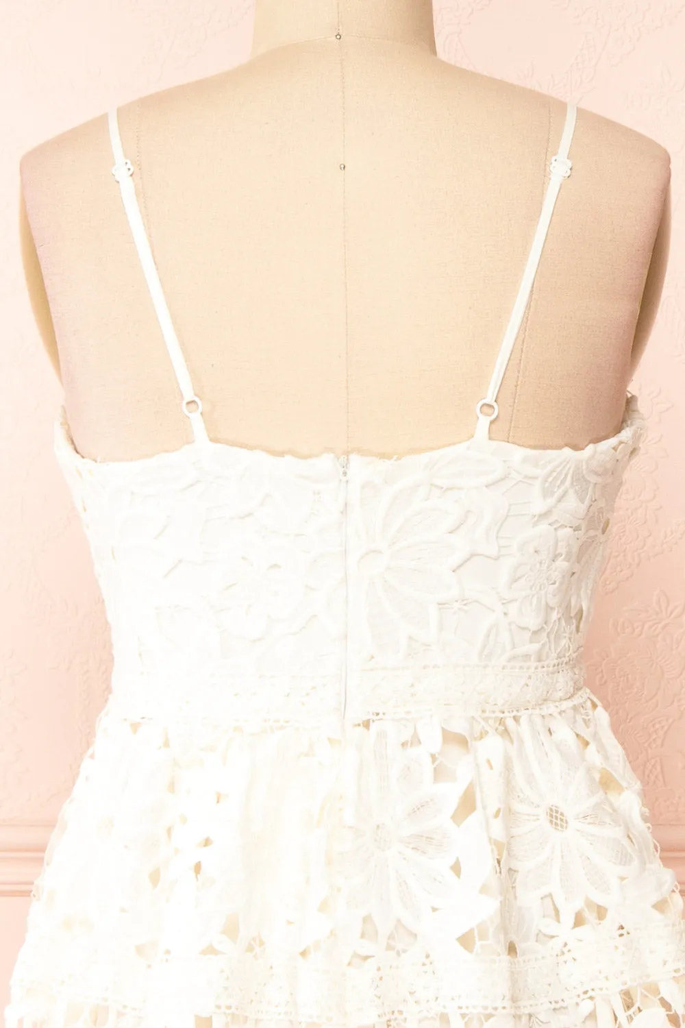 Jacqueline | Embroidered Floral Midi Dress
