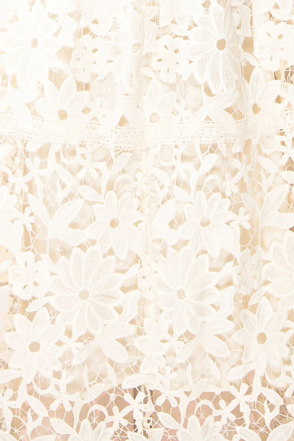 Jacqueline | Embroidered Floral Midi Dress