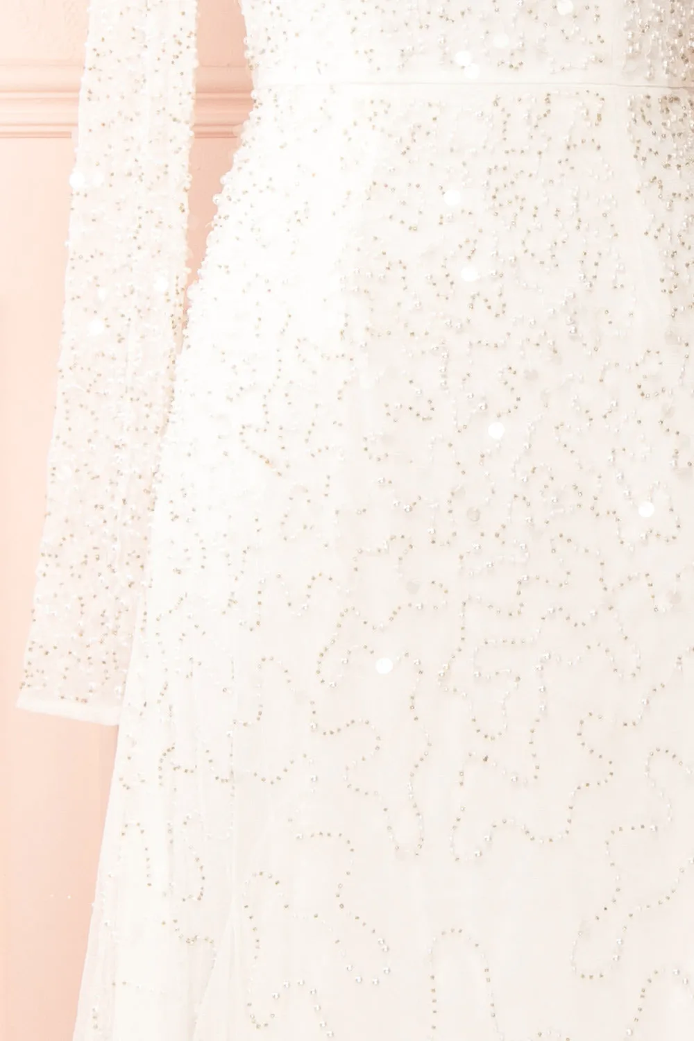 Judith | Long Sleeve Beaded Bridal Dress
