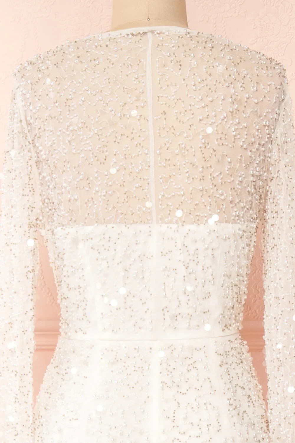Judith | Long Sleeve Beaded Bridal Dress