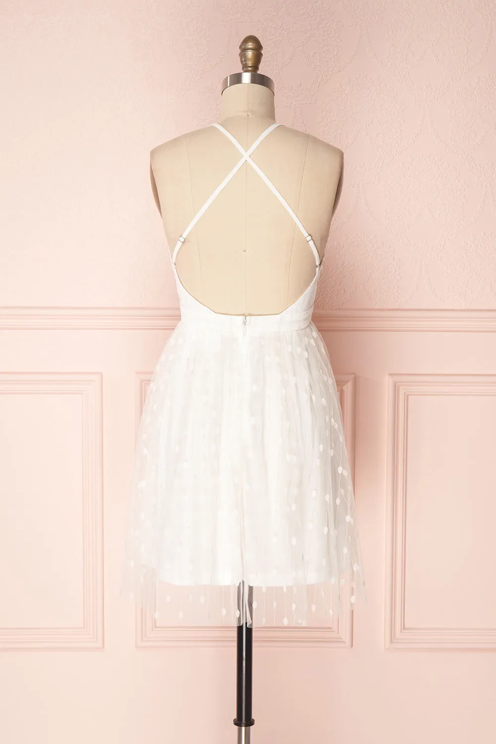 Lenore | White Tulle Dress