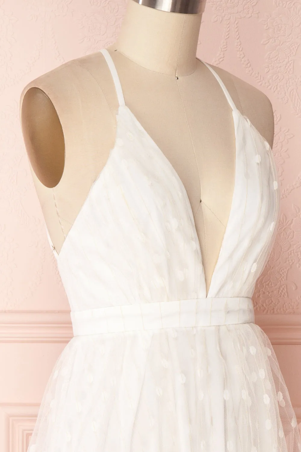 Lenore | White Tulle Dress