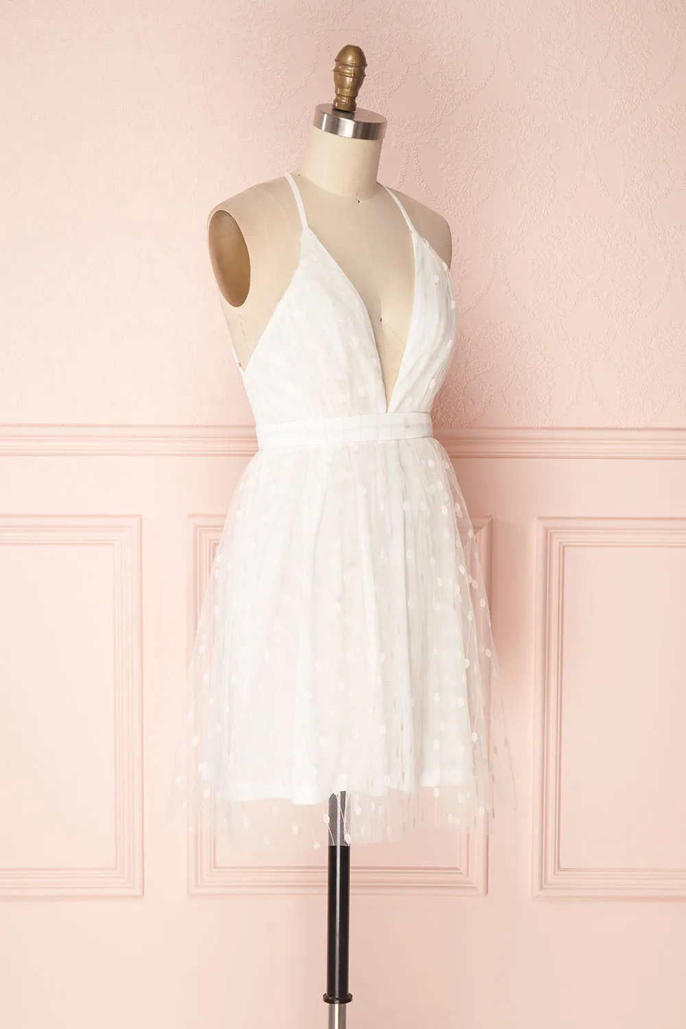 Lenore | White Tulle Dress