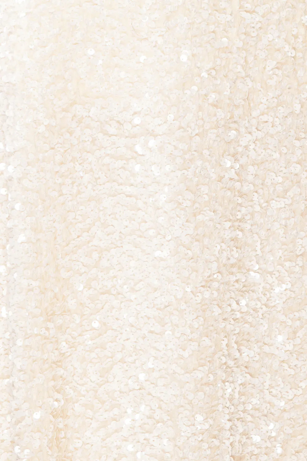 Lhodia | Ivory Sequin Maxi Dress w/ Slit