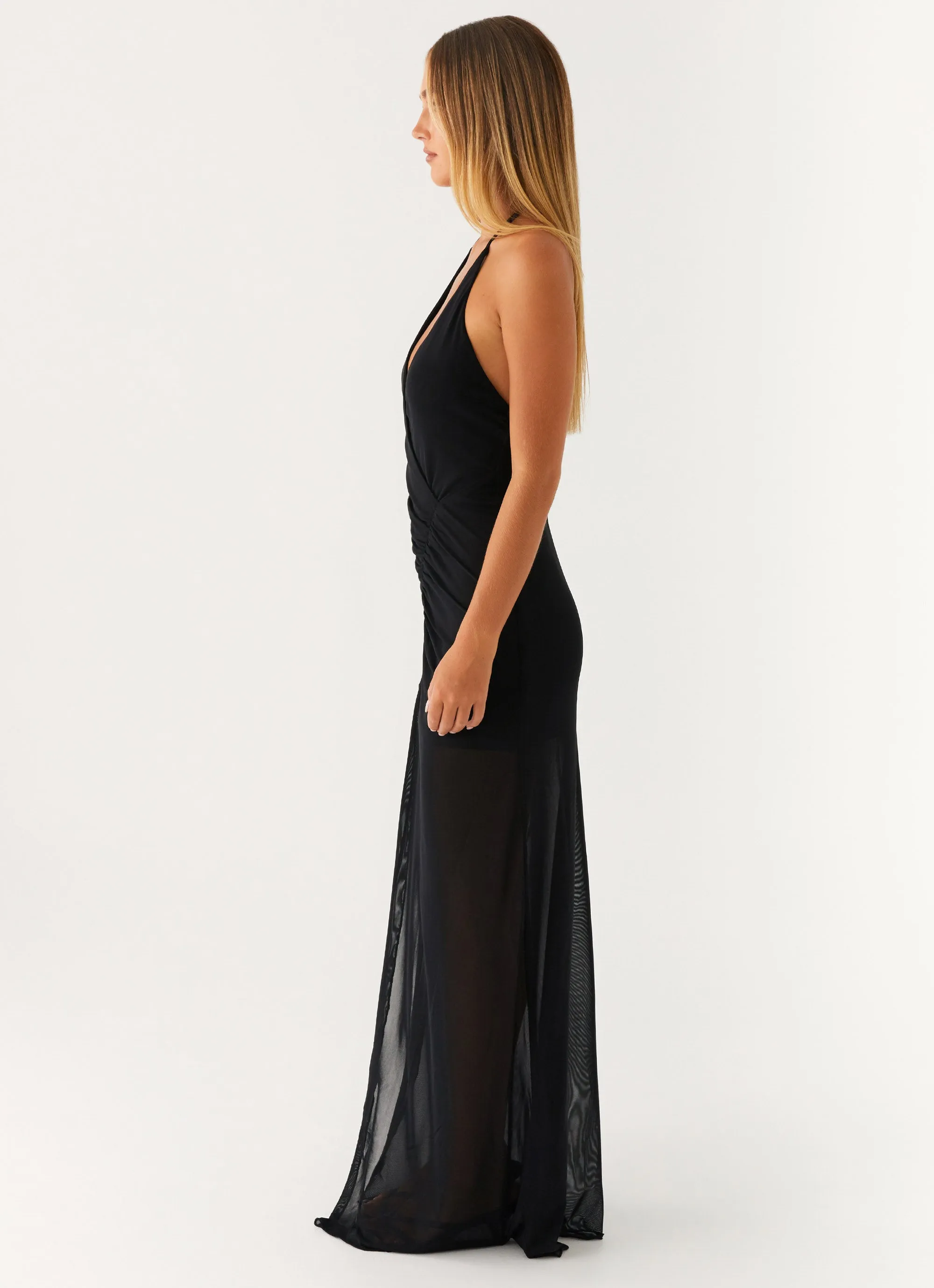 Louvre Maxi Dress - Black