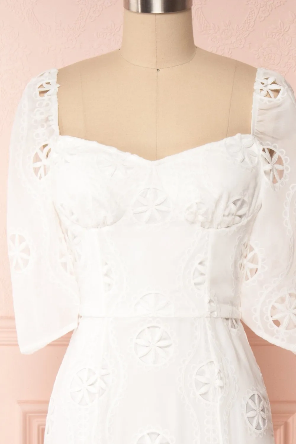 Mirabella | Embroidered White Dress