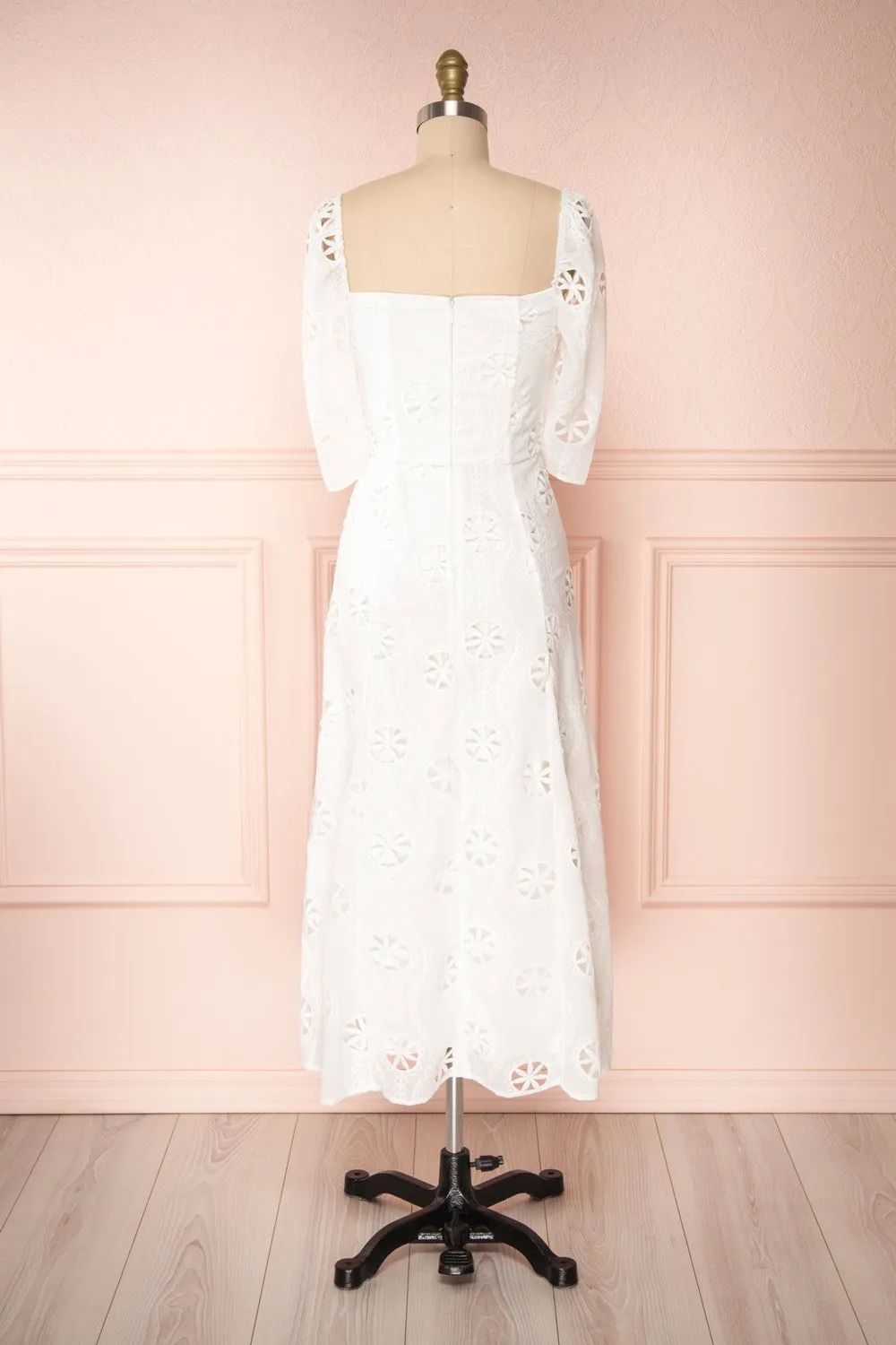 Mirabella | Embroidered White Dress