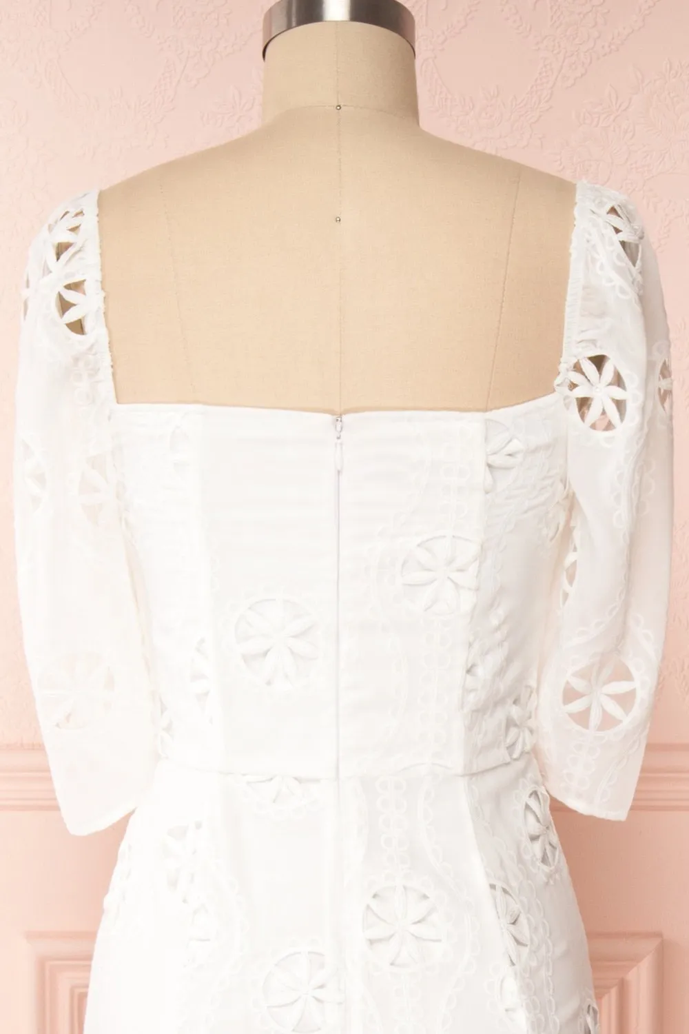 Mirabella | Embroidered White Dress