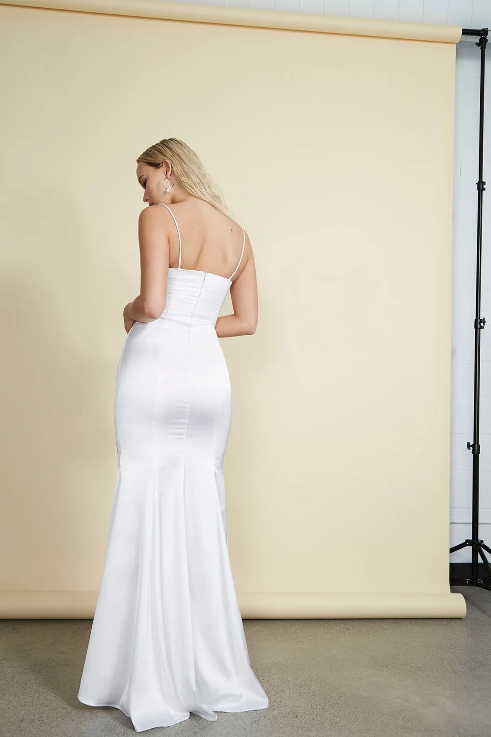 Naomie Ivory | Silky Mermaid Gown