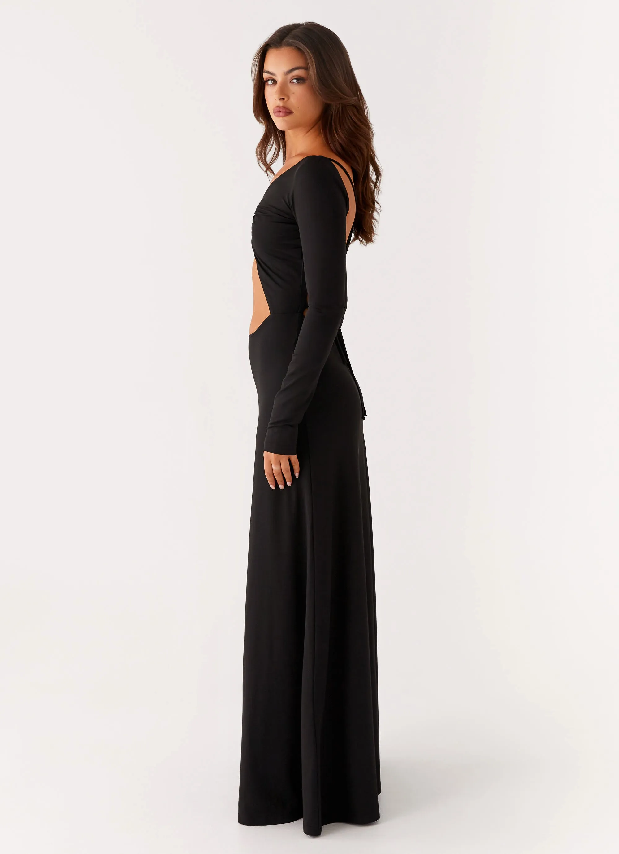 Peru Maxi Dress - Black