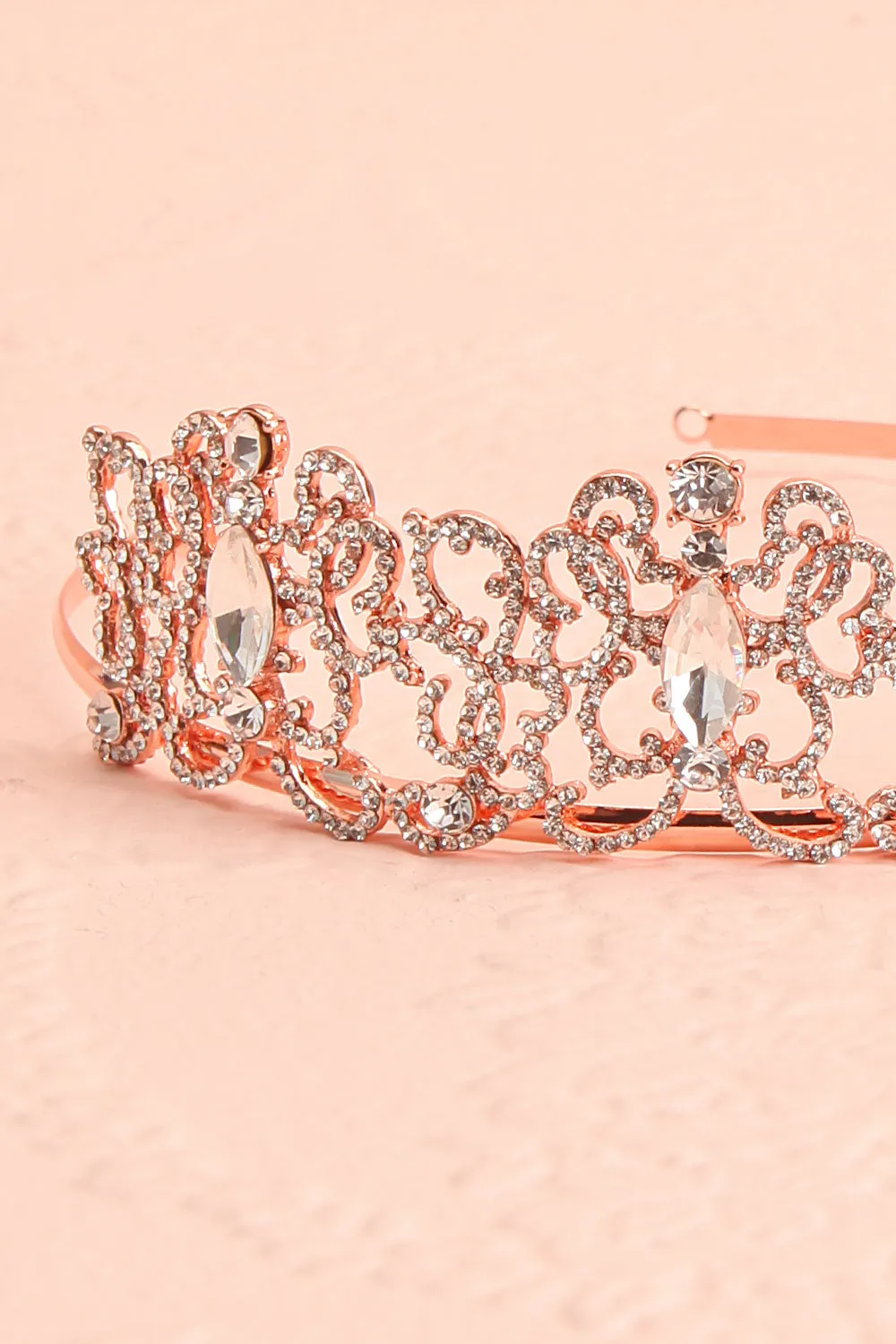 Reine du Nil Rosegold | Headpiece with Crystals