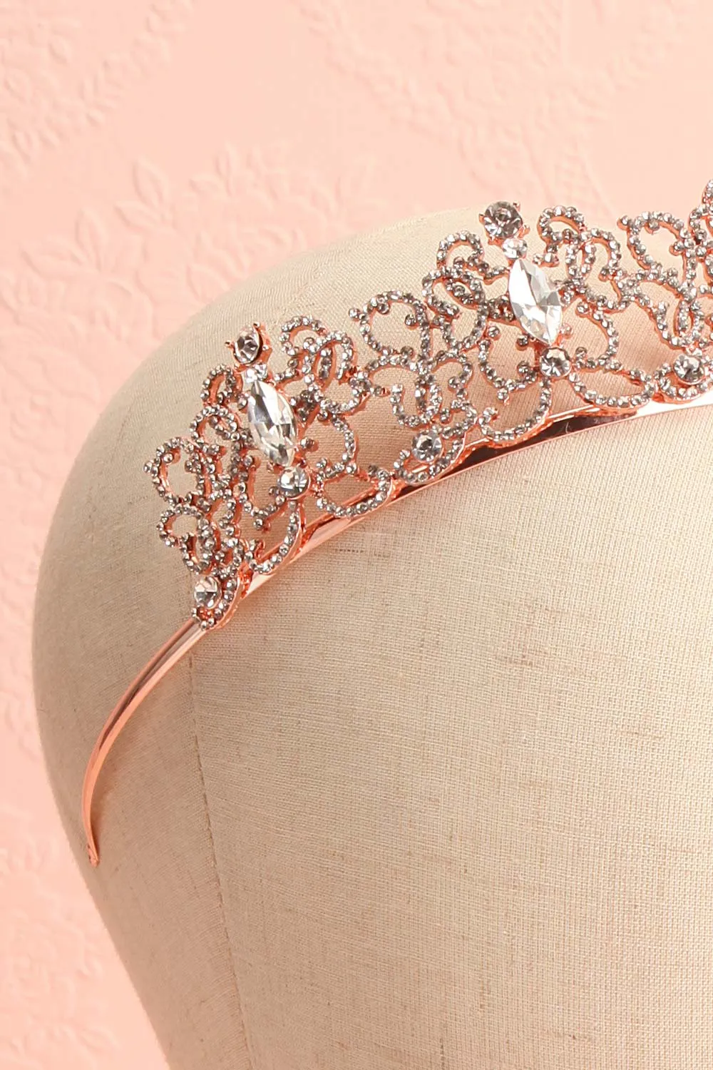 Reine du Nil Rosegold | Headpiece with Crystals