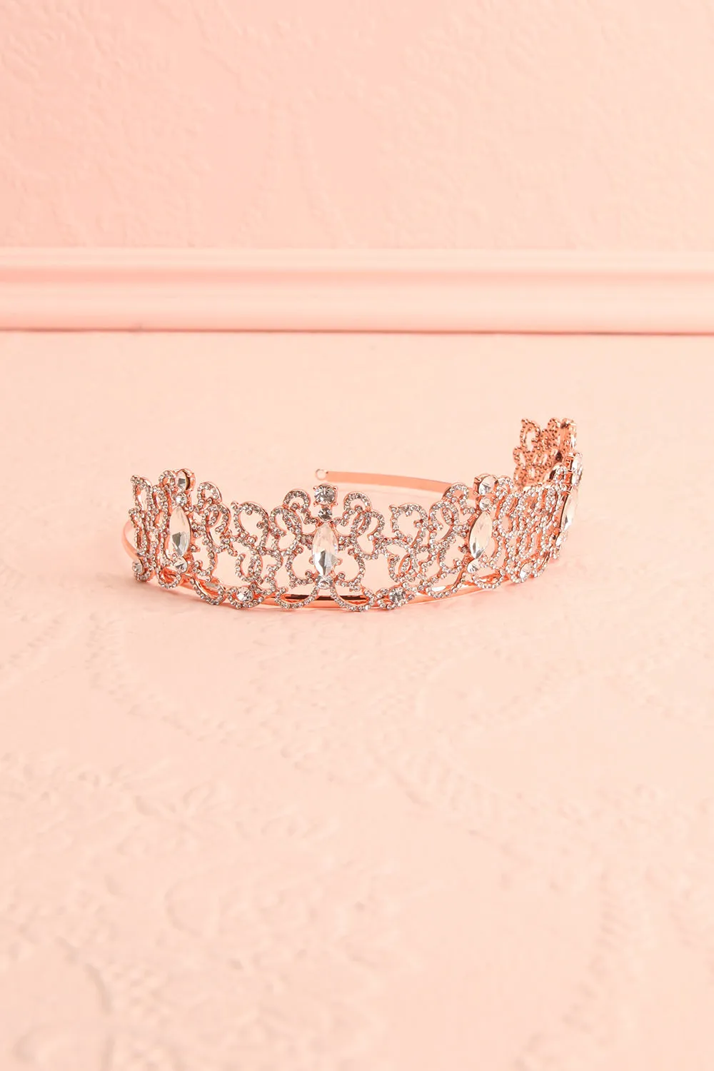 Reine du Nil Rosegold | Headpiece with Crystals