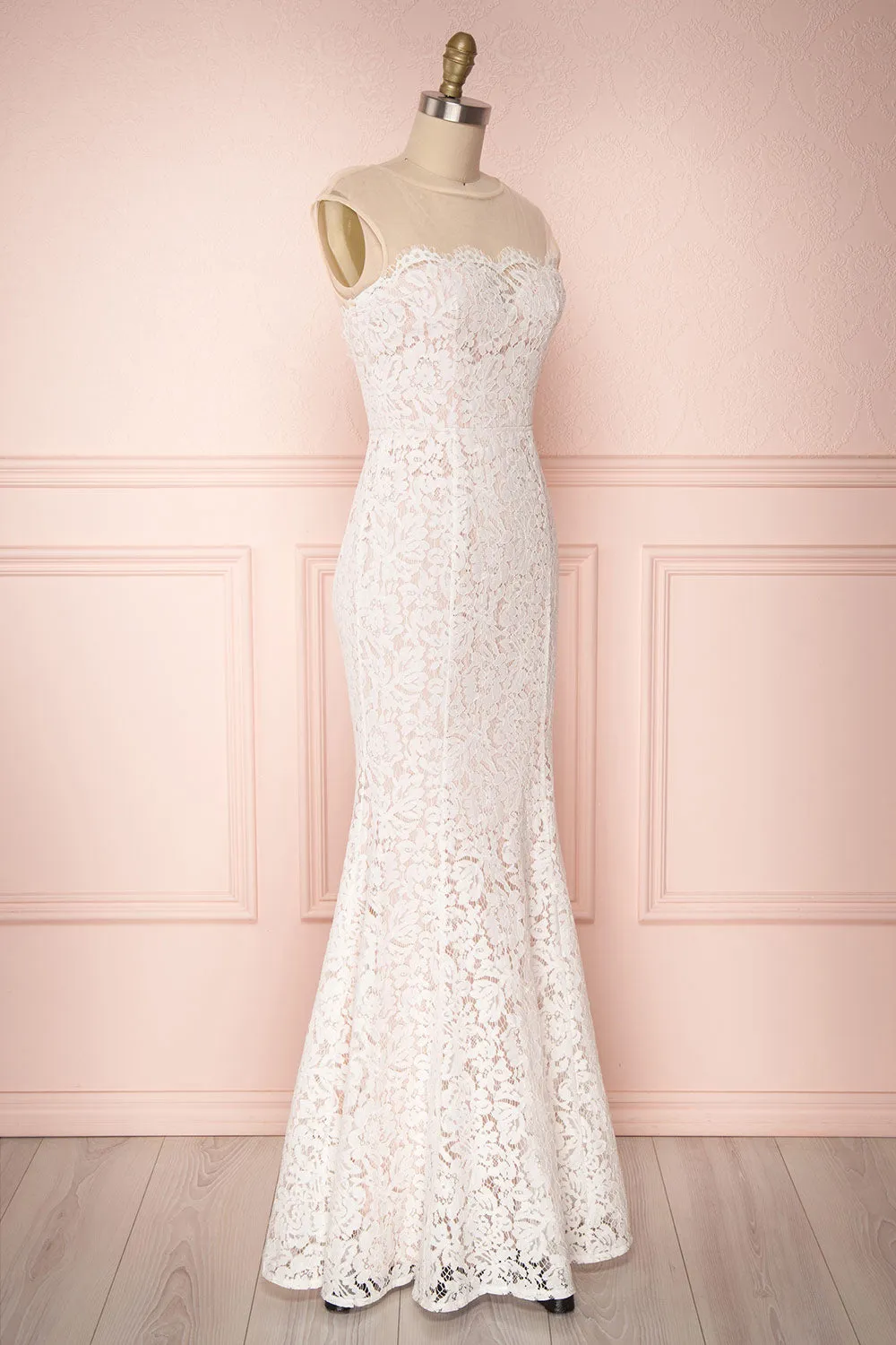 Sahara | White Lace Bridal Dress