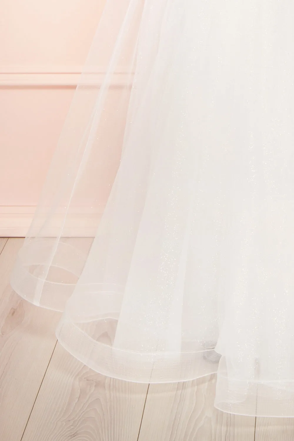 Seyori | Ivory Floral Maxi Gown w/ Detachable Sleeves