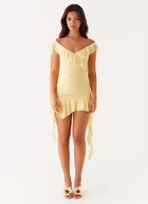 Shona Mini Dress - Yellow